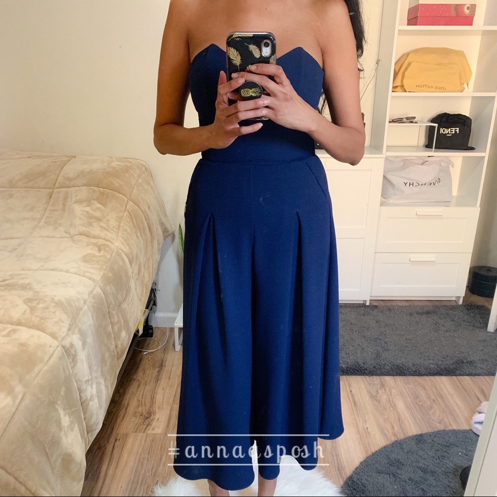 Sweetheart Neckline Bandeau Jumpsuit